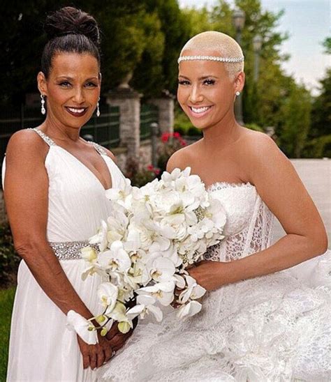 amber rose parents photos.